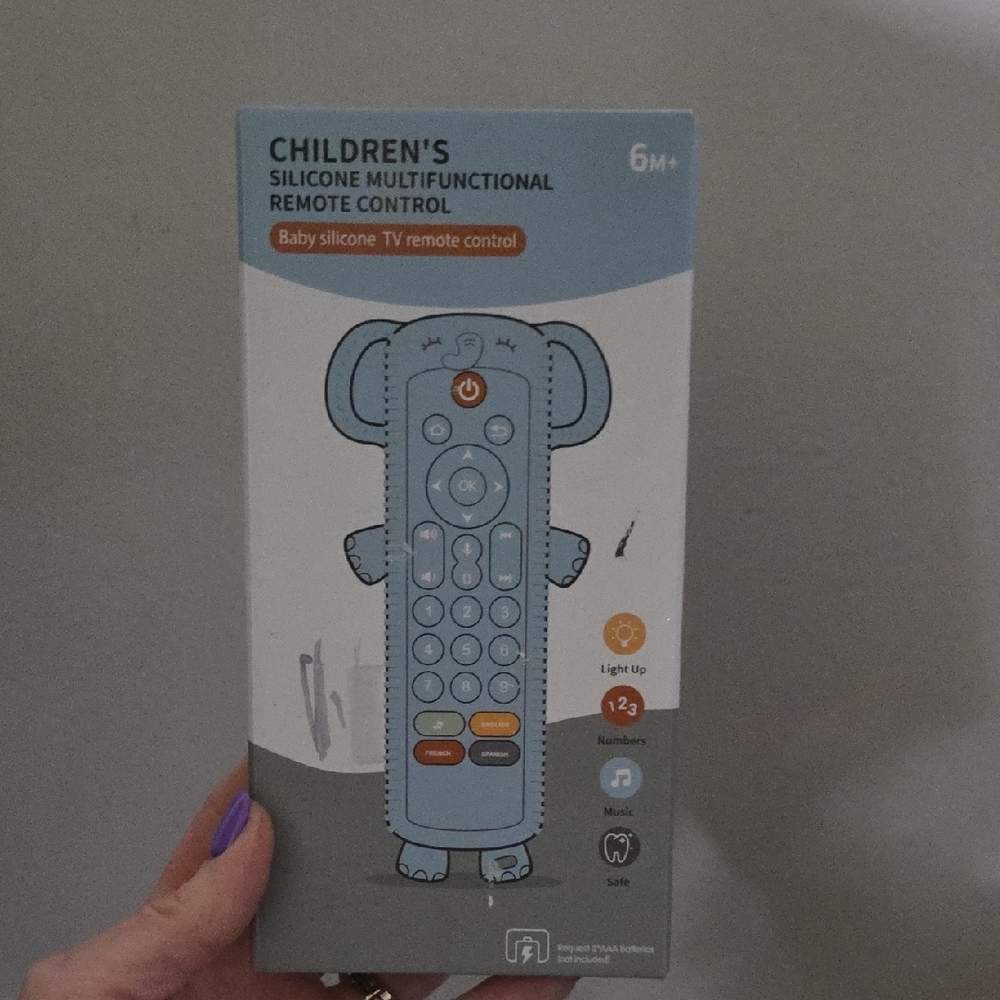 Children's Silicone Multifunctional Remote Control - Blue